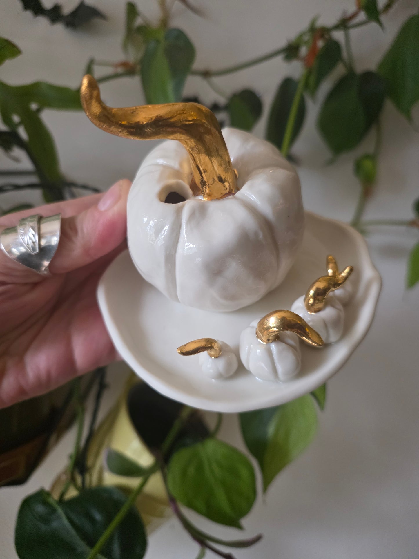 Pumpkin patch incense burner #3