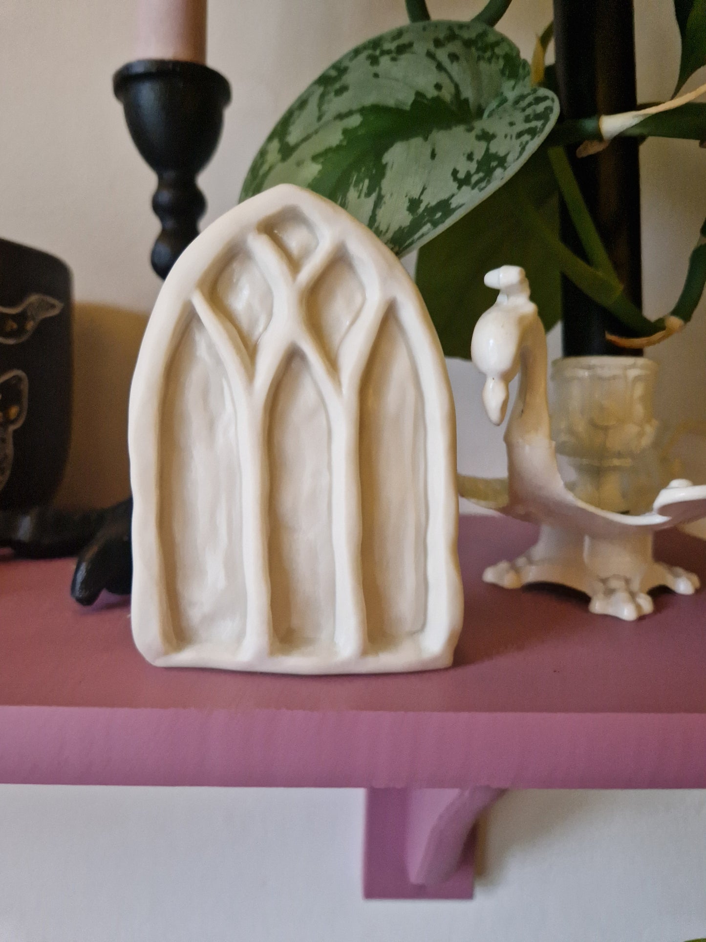 Church window tealight holder