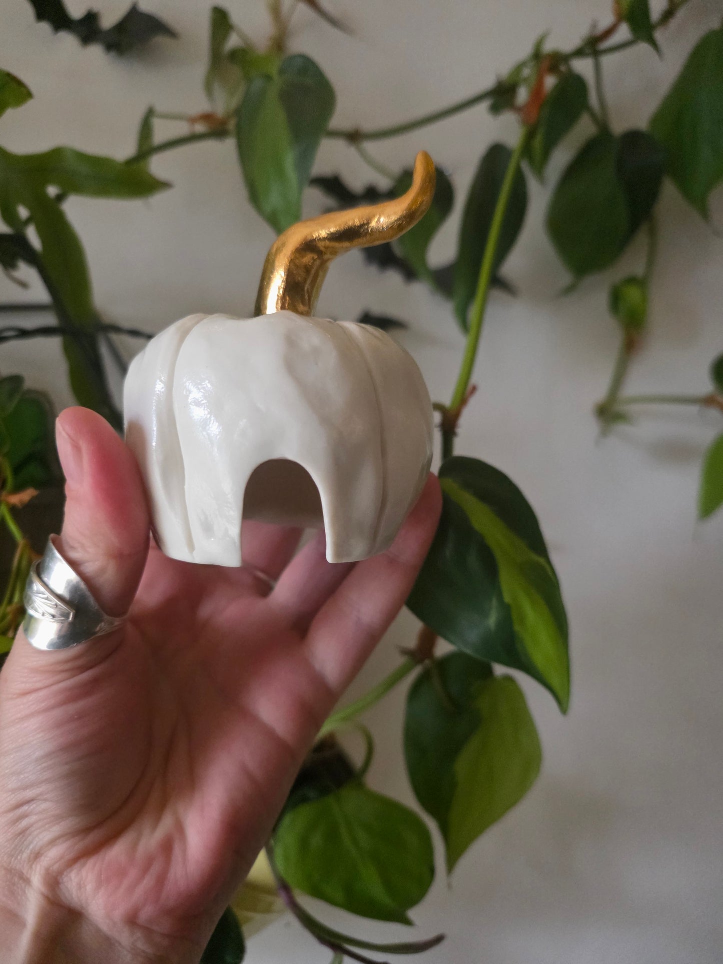 Pumpkin patch incense burner #3