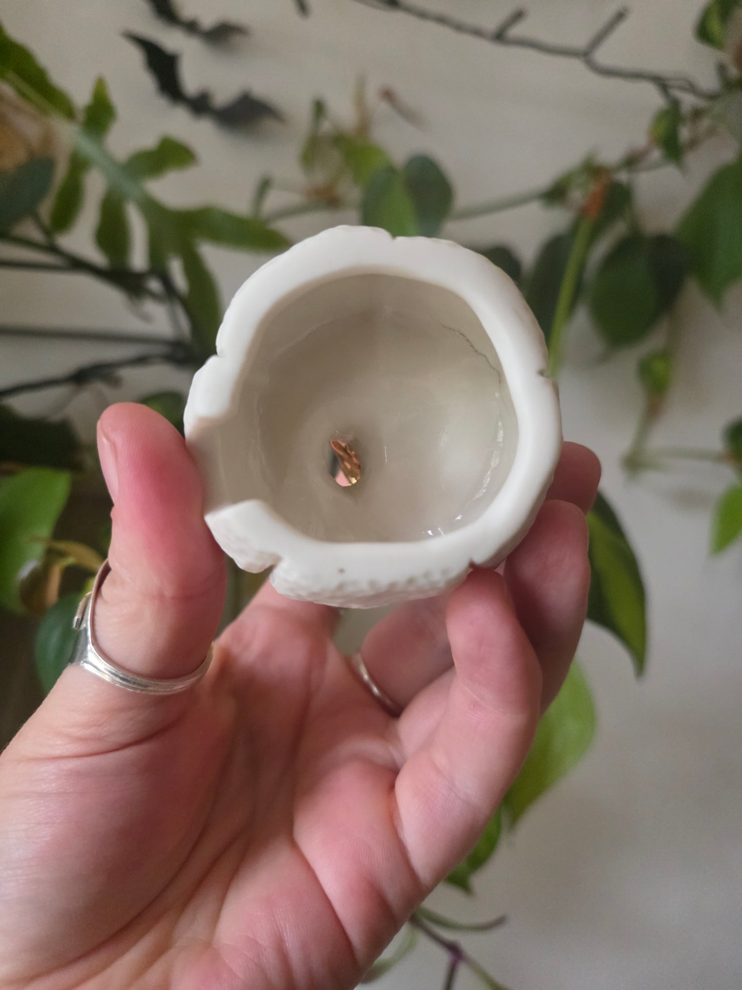 **Discounted/Seconds piece** Pumpkin patch incense burner #2