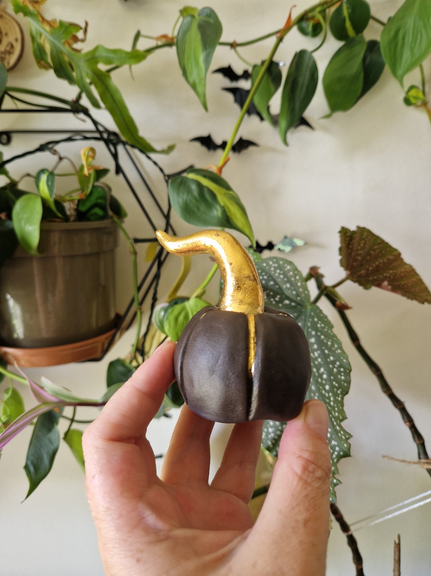 Pumpkin candle snuffer // No.1