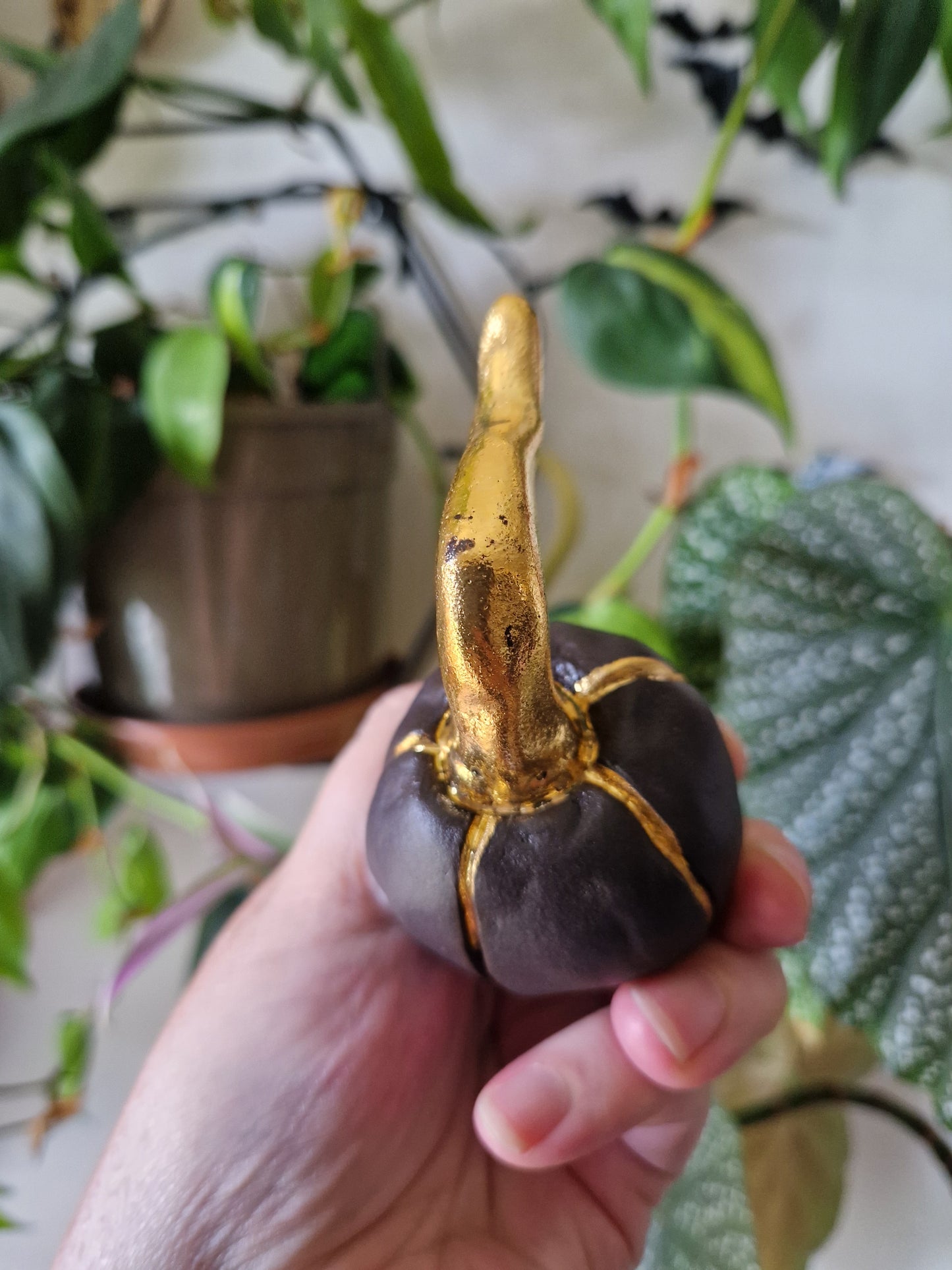 Pumpkin candle snuffer // No.2