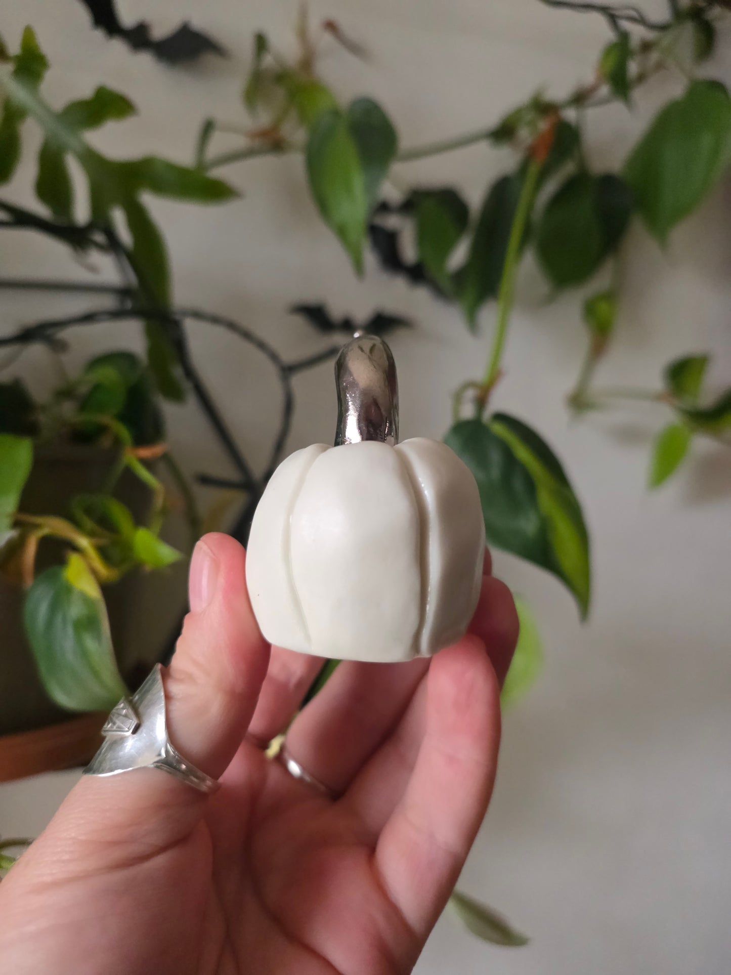 Discounted - Pumpkin candle snuffer