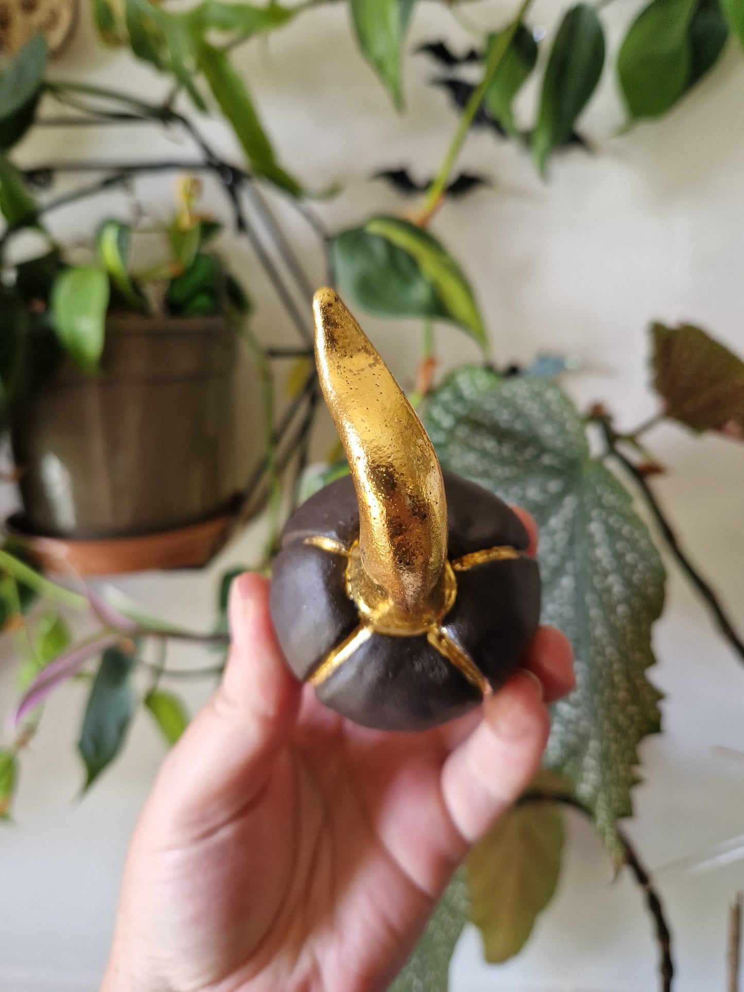 Pumpkin candle snuffer // No.1