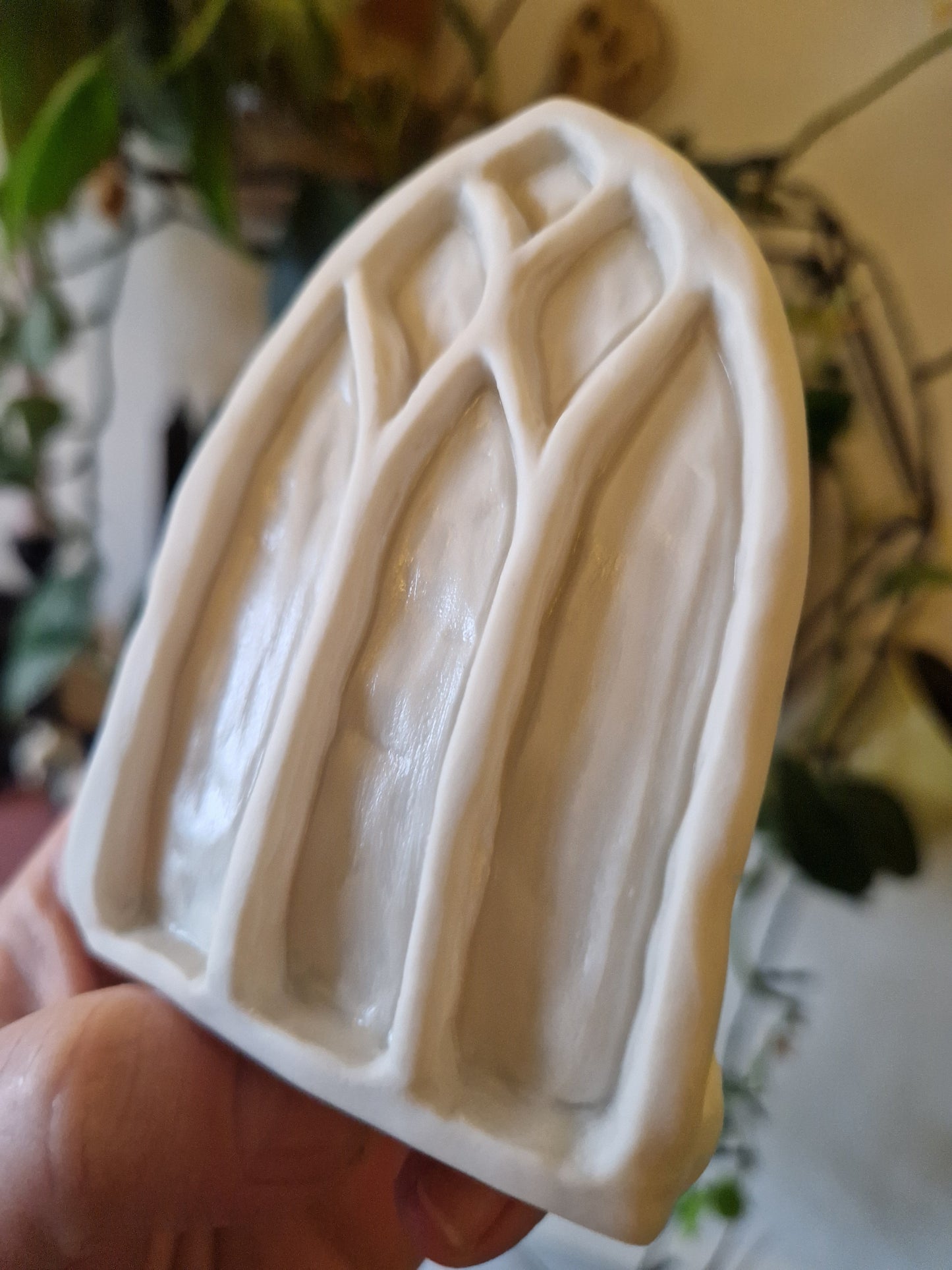 Church window tealight holder