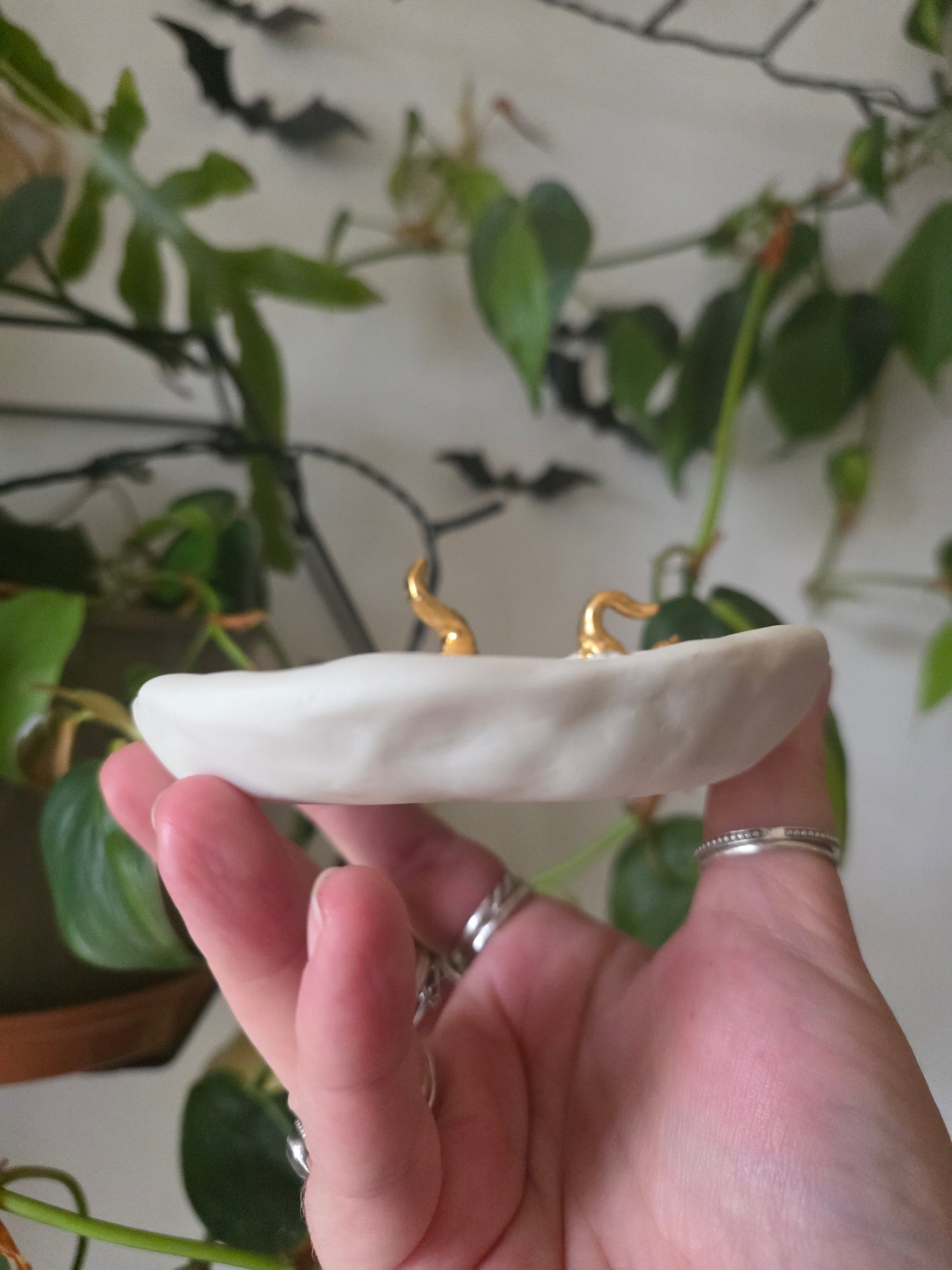 **Discounted/Seconds piece** Pumpkin patch incense burner #2