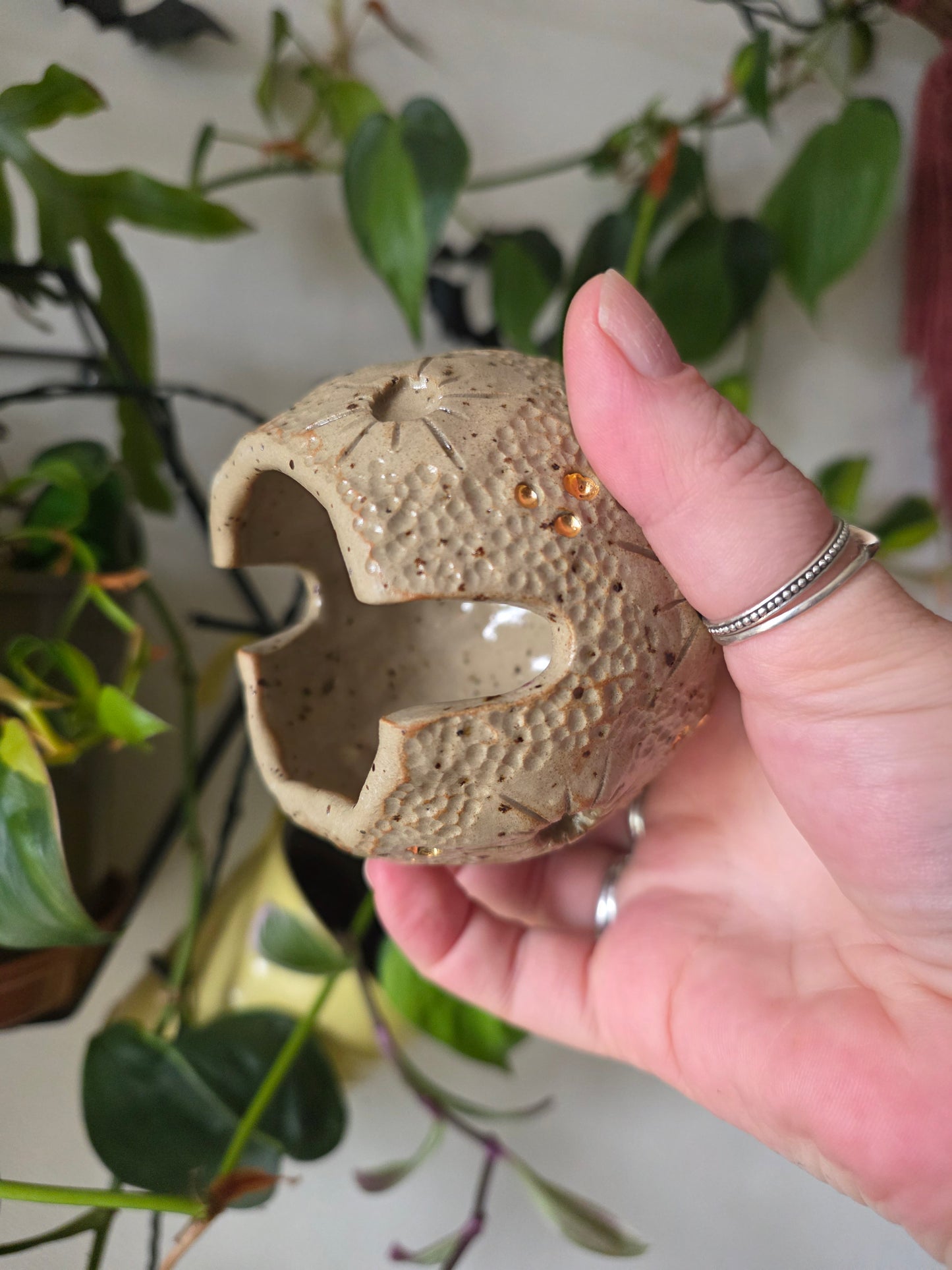 Speckled Moon Incense Burner