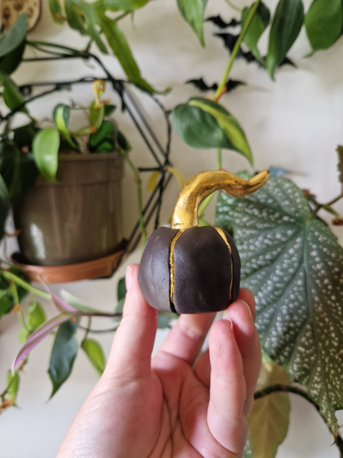 Pumpkin candle snuffer // No.2
