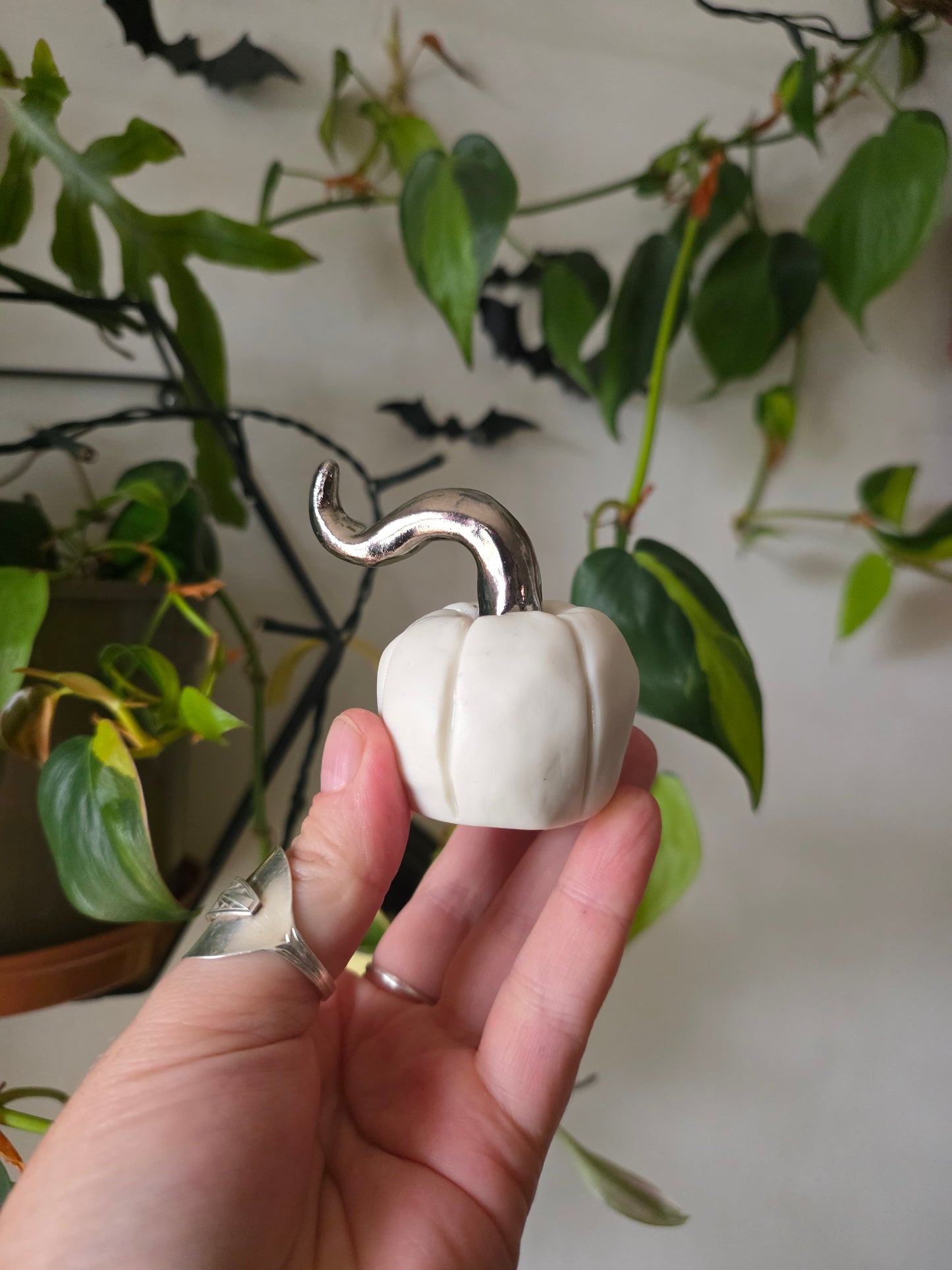 Discounted - Pumpkin candle snuffer