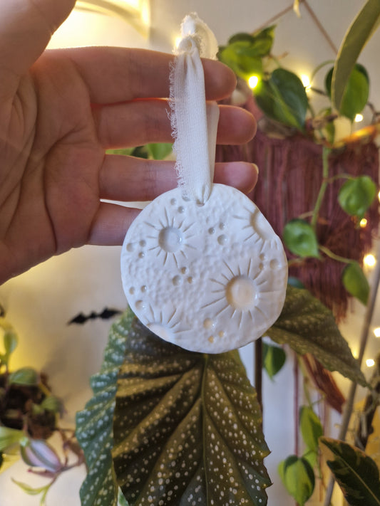 **Discounted, seconds piece** See descriotion for detials - Full Moon decoration