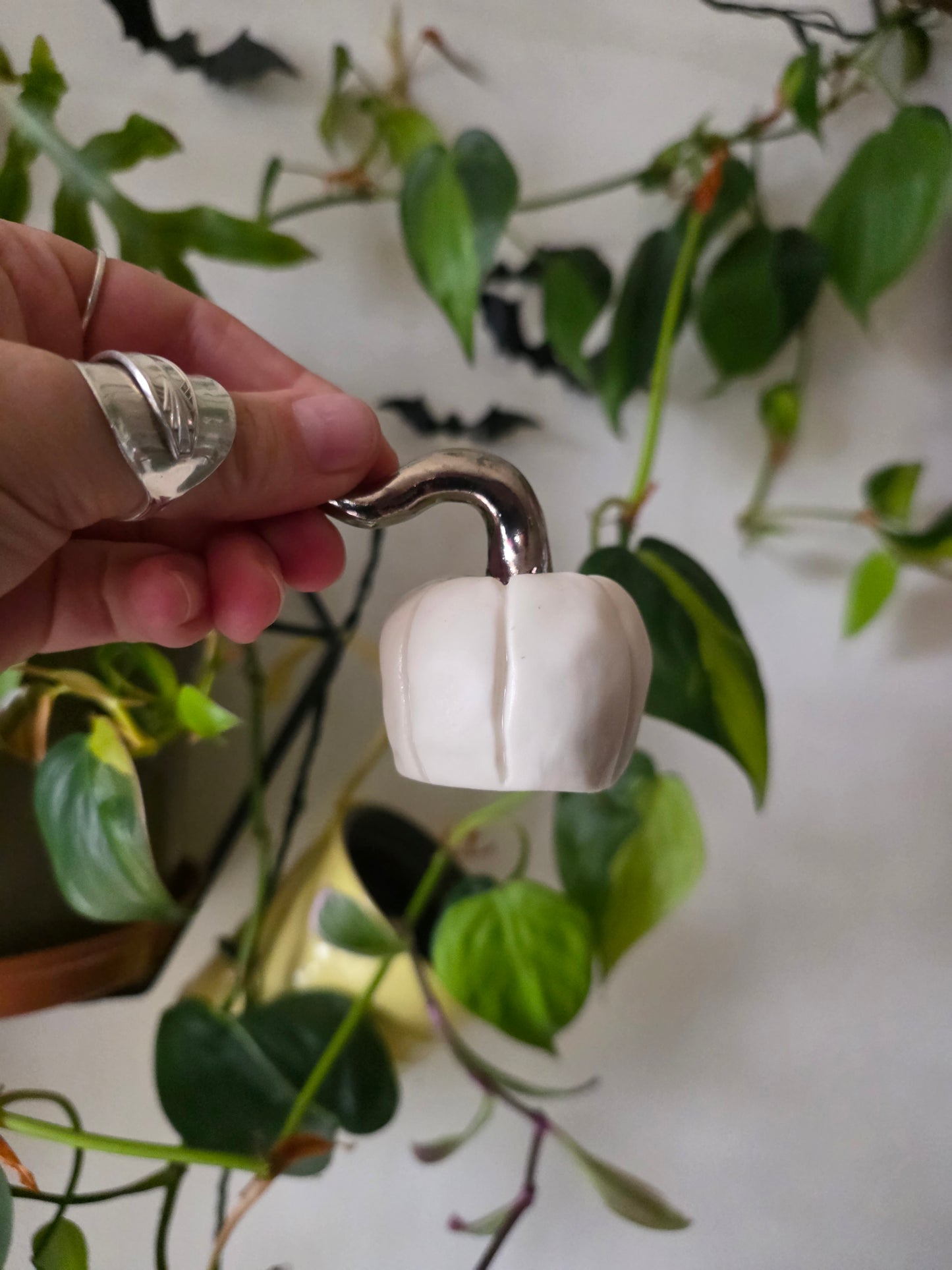 Discounted - Pumpkin candle snuffer