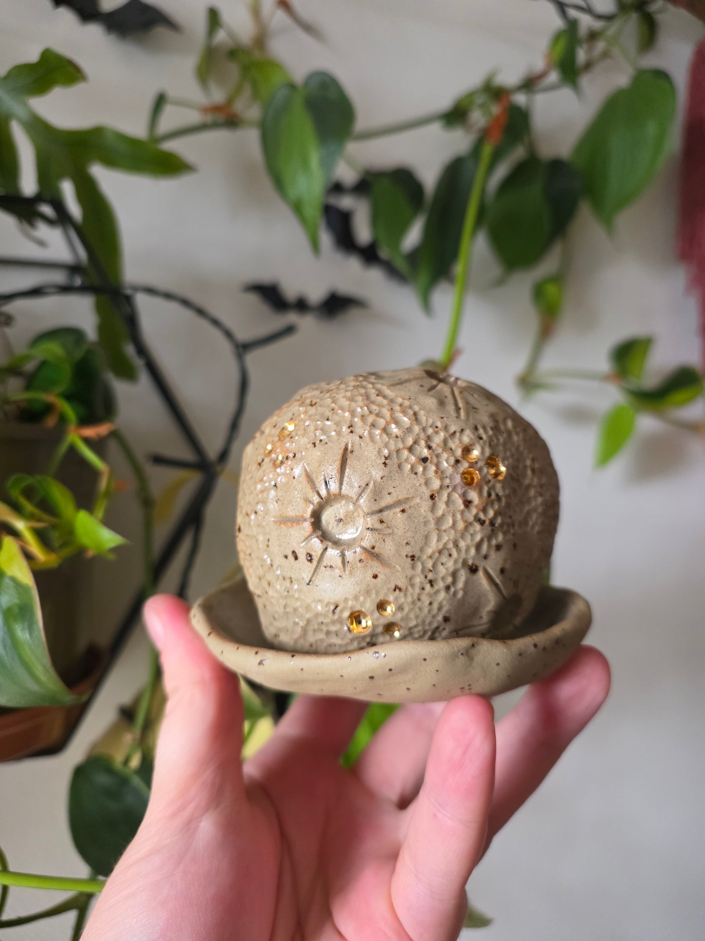 Speckled Moon Incense Burner