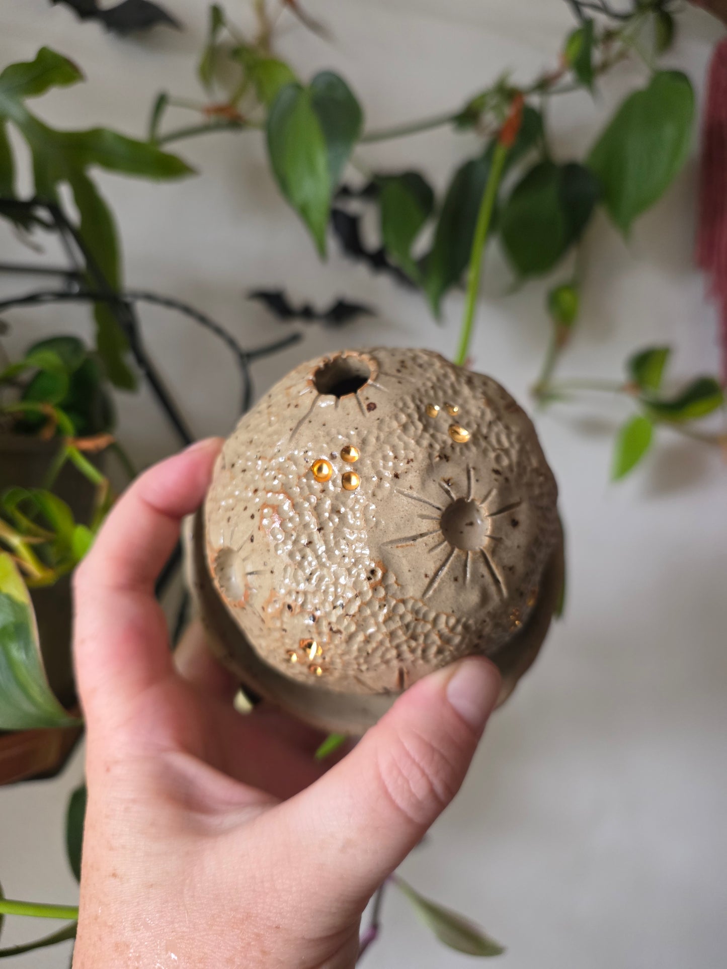 Speckled Moon Incense Burner