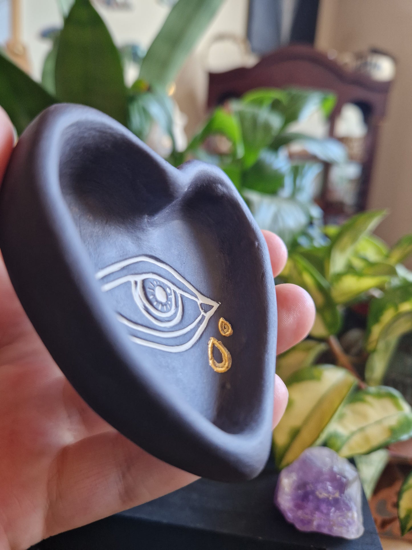 Crying Eye // Heart Trinket Dish