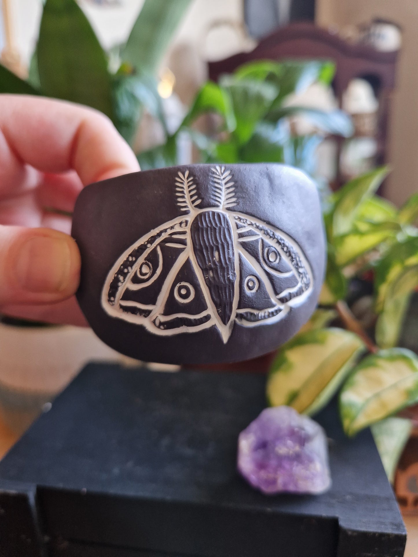 Mini Moth Trinket Pot #2