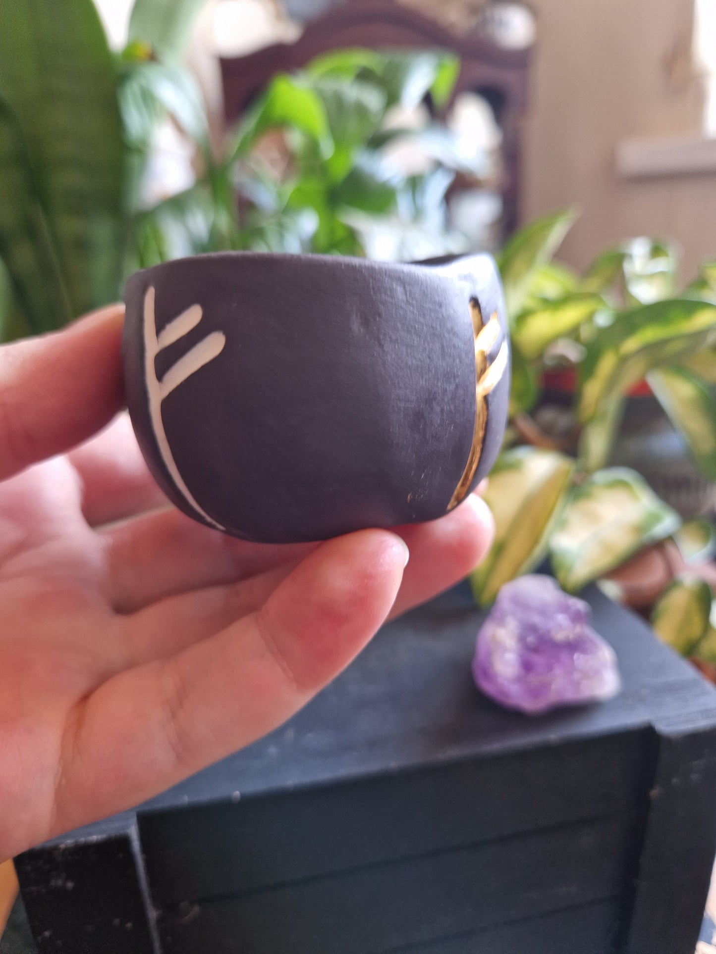 Mini Rune Trinket Pot // Fehu