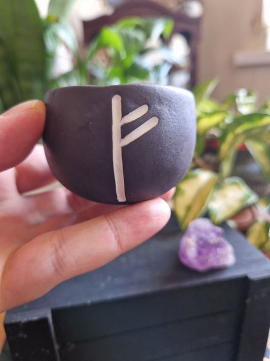 Mini Rune Trinket Pot // Fehu