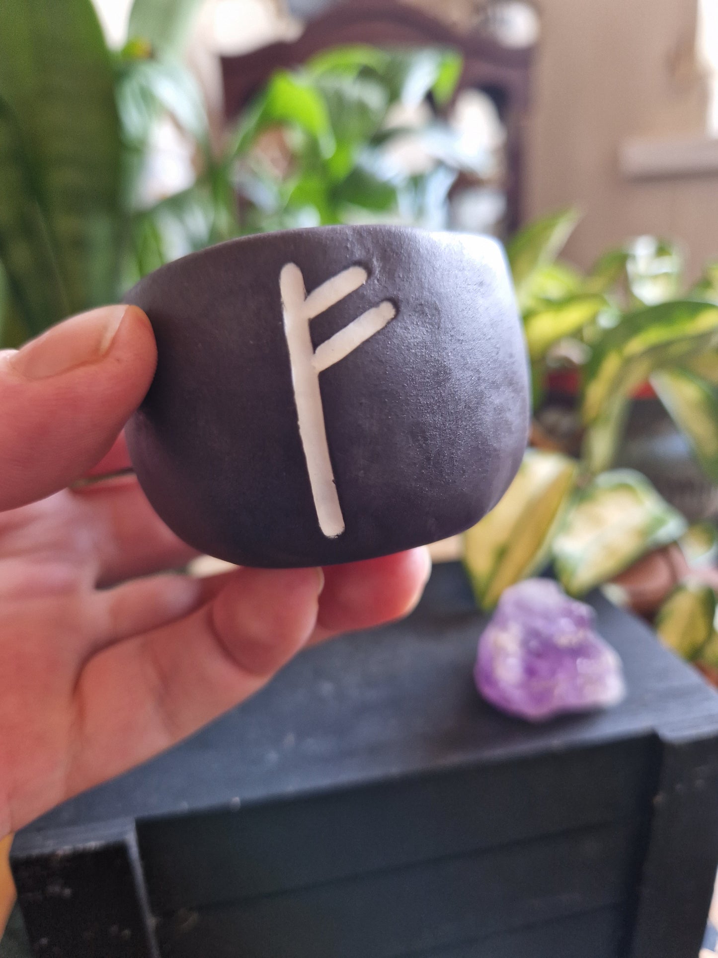 Mini Rune Trinket Pot // Fehu